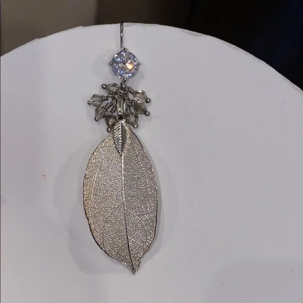 Leave earrings - Picture 2 of 4